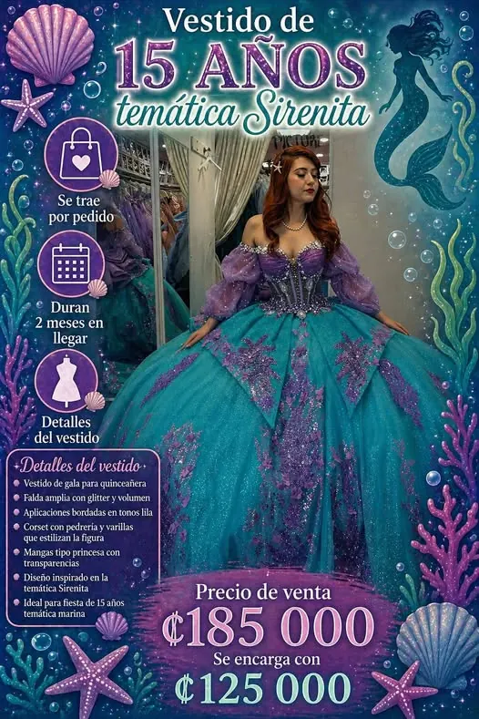 Ariel · inspiración de sirenita
