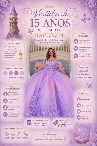 Rapunzel · vestidos para tu gran día