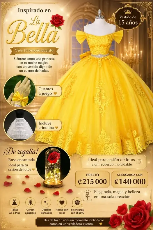 Bella · dorado de ensueño