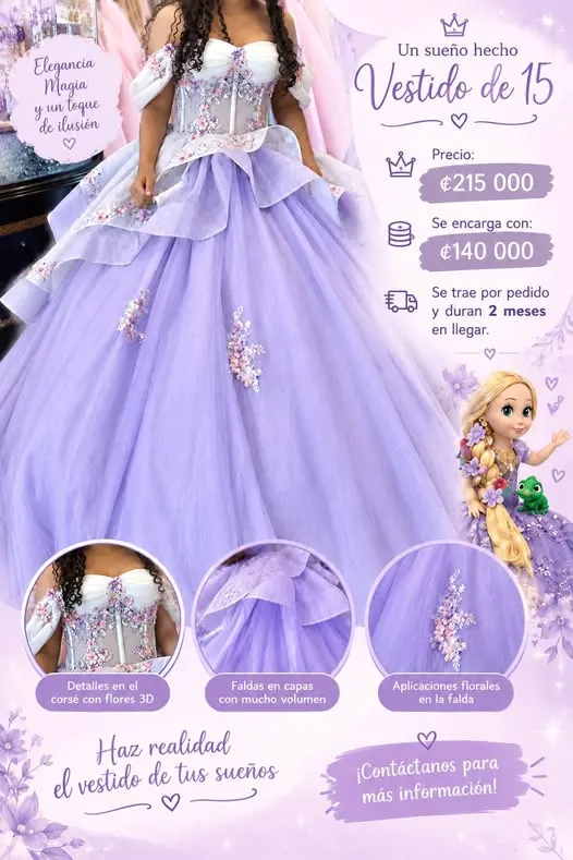 Rapunzel · lila de ensueño